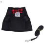 Woais Adjustable Pet Supplies Harness Harness Vest Lead Leash Collar Small Dog Mesh Bowtie Cat Clothes Puppy Stuff Kitten Stuff(S Black)