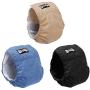 LOVABLEU Male Dog Belly Band Wraps Large Washable Diapers 3 PCS Premium Heat Nappy Pants