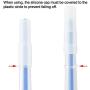 PAGOW 2 Pcs Pet Medicine Feeder, Silicone Syringe Cat Dog Puppy Pill Dispenser Suit with Soft Tips, Pet Cat Dog Puppy Pill Tablet Versus Control Rods