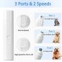 Herosky Dog Nail Grinder, Upgraded LED Lighting 2-Speed Pet Nail Trimmer，Electric Rechargeable Nail Clippers for Large Medium Small Dogs & Cats，Painless Paws Nail File Grooming & Smoothing