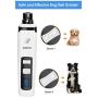 CHORTAU Dog Nail Grinder 2-Speed Dog Nail Trimmers 2020 Newest Rechargeable Low Noise Dog Nail Grinder for Small Medium Large Dogs Cats Pets Painless Paws Grooming with 2 Grinding Wheels