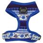 Sassy Woof Adjustable Dog Walking Harness for All Breeds - Modern and Stylish in Dotty, Deep Blue, and Palms – Sizes: X-Small, Small, Medium, and Large