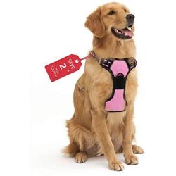 Dog Harness No Pull, Adjustable Reflective Breathable Vest with Handle for Large Dogs Walking by Best Pet Supplies, Easy Control Tactical Dog Harness