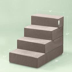 Zinus Easy Pet Stairs, Sand