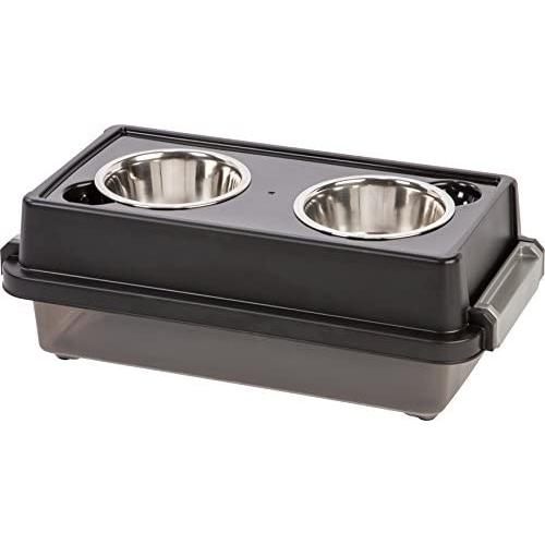 IRIS USA Elevated Feeder with Airtight Storage