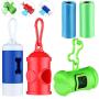 Frienda 3 Pieces Dog Waste Bags Dispenser with LED Light Leash Poop Waste Bag Holder Dispenser Dog Poop Waste Bags for Walking Running with Dog (3 Styles)