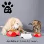 PETMAKER Pet Bowls – Raised Stainless Steel & Plastic Nonslip Rubber Bottom Food & Water Station for Pets PETMAKER Pet Bowls – Raised Stainless Steel & Plastic Nonslip Rubber Bottom Food & Water Station for Pets