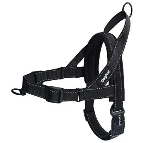 DogFad No-Pull Dog Harness, Mesh Padded Vest Harness, Adjustable Reflective Pet Vest with Handle, Easy Control for Small Medium Large Dogs Outdoor Training and Walking