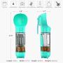 Dog Water Bottle - 4 in 1 Leak Proof Dog Dispenser with Drinking or Food Bowl, ABS Food Grade Material, Upgraded Dog Waste Bags and Litter Scoop, Portable Dog Cat Water Bottle for Hiking, Travel