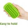DYAprWu Silicone Pet Bath Brush Massage Grooming Comb for Long & Short Hair Dogs Cats