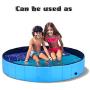 N-A Dog Pools for Large Dogs - Kiddie Pool for Dog Swimming Pool Foldable Dog Pool Pet Bathing Tub Collapsible Dog Pool for Small Medium Large Dogs