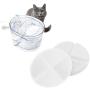 Lorchwise Cat Dog Fountain Water Dispenser Filter Cotton Upgraded Activated Carbon Filter Pet Automatic Electric Water Dispenser Filter (2PCS)