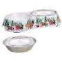 Certified International Special Delivery 12 oz. Double Serve Bamboo Fiber Pet Bowl with Stainless Steel Inserts, Multicolored Certified International Special Delivery 12 oz. Double Serve Bamboo Fiber Pet Bowl with Stainless Steel Inserts, Multicolored