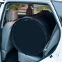 HandinHandCreations Pet Tube Soft Car Crate Large Kennel The Safe Dog and Cat Travel Mobile Home Pet Limo with Seat Belts and Storage Bag 47Lx24H Grey Color