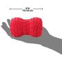 Nerf Dog Tire Feeder Dog Toy, Lightweight, Durable and Water Resistant, 4 Inches, For Medium/Large Breeds, Two Pack, Blue and Red