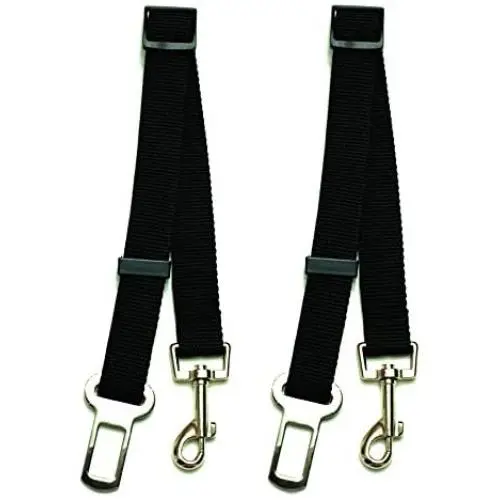 NAC&ZAC 2 Pack Adjustable Pet Seat Belt, Car Safety Harness for Pets NAC&ZAC 2 Pack Adjustable Pet Seat Belt, Car Safety Harness for Pets