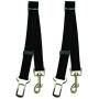 NAC&ZAC 2 Pack Adjustable Pet Seat Belt, Car Safety Harness for Pets