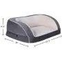 BinetGo Dog Sofa Dog Bed for Dog Small, Medium and Large Dogs Orthopedic Dog Beds with Plush Foam Mattress Joint Relief Washable & Removable Cover BinetGo Dog Sofa Dog Bed for Dog Small, Medium and Large Dogs Orthopedic Dog Beds with Plush Foam Mattress Joint Relief Washable & Removable Cover