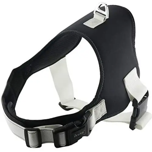 ikuso Dog Harness, No Pull Dog Harness Outdoor Vest for Dogs Easy Control for Small Medium Large Dogs ikuso Dog Harness, No Pull Dog Harness Outdoor Vest for Dogs Easy Control for Small Medium Large Dogs
