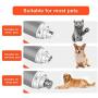 Dog Nail Grinder, SurSoul Pet Nail Grinder for Small Medium Large Dogs Cats, Rechargeable Electric Painless Dog Nail Trimmer