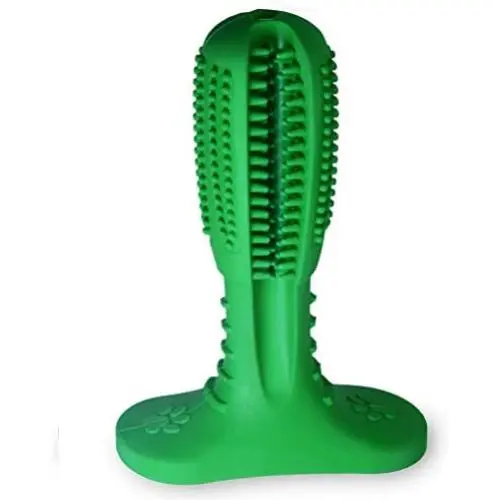Dog Toothbrush Stick, Dog Toothbrush, Dental Oral Care Brushing Stick Natural Flexible Durable Rubber Bite Resistant Chew Toys for Pet Dogs Teeth Cleaning Protection (10-40 lbs) Green Dog Toothbrush Stick, Dog Toothbrush, Dental Oral Care Brushing Stick Natural Flexible Durable Rubber Bite Resistant Chew Toys for Pet Dogs Teeth Cleaning Protection (10-40 lbs) Green