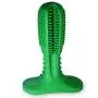 Dog Toothbrush Stick, Dog Toothbrush, Dental Oral Care Brushing Stick Natural Flexible Durable Rubber Bite Resistant Chew Toys for Pet Dogs Teeth Cleaning Protection (10-40 lbs) Green Dog Toothbrush Stick, Dog Toothbrush, Dental Oral Care Brushing Stick Natural Flexible Durable Rubber Bite Resistant Chew Toys for Pet Dogs Teeth Cleaning Protection (10-40 lbs) Green