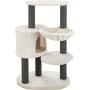 Royal Pet Club Moriles Gray Cat Tower with Scratching Posts, Condo, Hammock, Padded Platform, Light Gray (44622)