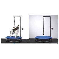 Small Pet Round Rotating Grooming Tables - Dog Groomer Table for Smaller Pets