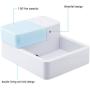Premium Automatic Electric Pet Water Fountain Dog Cat 1.8 L Drinking Bowl With LED Light and US Plug