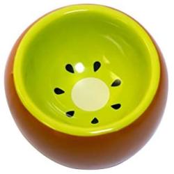 OMEM Hamster Bowl Ceramic Prevent Tipping Moving and Chewing Wonderful Food Dish for Small Rodents Gerbil Hamsters Mice Guinea Pig Cavy Hedgehog and Other Small Animals