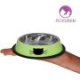 Petfuren Cat Bowls Non-Skid Stainless Steel Cat Dish 8 Ounce with Cute Cat Face for Pet Food & Water Bowl