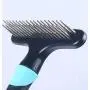 Pet Beauty Hair Brush Comb Blue Double Row Stainless SteelNail Needle Undercoat Rake for Dogs Cats Short Long Curly Wiry Hair Coats Pet Beauty Hair Brush Comb Blue Double Row Stainless SteelNail Needle Undercoat Rake for Dogs Cats Short Long Curly Wiry Hair Coats