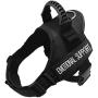 Fairwin Emotional Support Dog Vest Harness for Service Dog - Adjustable Nylon with Removable Reflective Patches for Emotional Support Dogs Large Medium Small Sizes