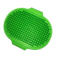 Premium New Grooming Pet Shampoo Brush, Best Pet Bathing & Soothing Massage Rubber Comb with Adjustable Ring Handle for Medium & Large Dogs, Cats, Rabbits, Horses- Remove More Dirt & Loose Hair.