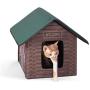 K&H PET PRODUCTS Outdoor Kitty House Designer Cat Shelter Heated or Unheated