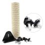 YOUDirect Cat Scratching Post, Wall Mounted Cat Scratcher Claws Grinding Pole for Cat Cage, Natural Sisal Scratching Post for Small Cats Kittens