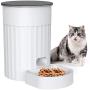 DADYPET Automatic Cat Feeder 3L Programmable Timer Memory Setting Pet Feeder Portion Control Dog Food Dispenser Automatic 1-4 Meals per Day for Small & Medium Pets (Plug or Battery Powered)