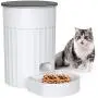 DADYPET Automatic Cat Feeder 3L Programmable Timer Memory Setting Pet Feeder Portion Control Dog Food Dispenser Automatic 1-4 Meals per Day for Small & Medium Pets (Plug or Battery Powered)