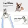 JWMGKJ Dog&Cat Nail Clippers, Dog Nail Grinder for Large Dogs, Nail Clipper for Small Dog with Free Nail File, Professional Dog Nail Trimmers Grooming Tool for Large and Small Animals