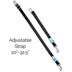 Dog Seat Belt, Pet Dog Cat Car Seatbelt Harness Safety - Adjustable Safety Belt Pet Leash - Heavy Duty Nylon - Universal Fit (1 Leash)