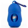 Zhangxiaowei Dog Poop Bags Trash Carrier Holder Dispensers Dog Poop 15 Rolls Bag Dispenser Include Poop Bag Set Pet Trash Cleaning Blue Tools