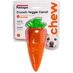 Petstages Crunchcore & Crunch Veggies Dog Chew Toy - Crunchy Cracking Sound Dogs Love