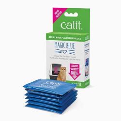 Catit Magic Blue Cat Litter Box Air Purifier, Refill Pads