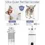 Jintao Painless Dog Nail Grinder Rechargeable Electric Dog Nail Trimmers with 20h Working Time, Upgrade Stepless Speed Regulation Dog Nail Grinder for Large Medium Small Dogs and Cats Jintao Painless Dog Nail Grinder Rechargeable Electric Dog Nail Trimmers with 20h Working Time, Upgrade Stepless Speed Regulation Dog Nail Grinder for Large Medium Small Dogs and Cats