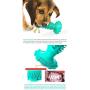 Zero Zoo Dog Toothbrush Chew Toys Teeth Cleaning Toy Durable Tough Puppy Dental Chew Natural Rubber Brushing Stick Dental Oral Care for Small Medium Dogs Pets Bite Resistant Doggy Teeth Cleaner Stick