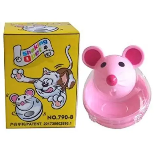 LFOZ Pet Pet Feeder Toys Cat Molars Bitten Mouse Shaped Food Feeder Pet Chew Toy Cat Supplies Tumbler Cat Plush Leaking Ball Toy Feeder (Color : Pink) LFOZ Pet Pet Feeder Toys Cat Molars Bitten Mouse Shaped Food Feeder Pet Chew Toy Cat Supplies Tumbler Cat Plush Leaking Ball Toy Feeder (Color : Pink)