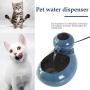 Ceramic Cat Water Fountain-Automatic Circulation Pet Water Dispenser Healthy and Hygienic Pet Drinking Fountain, Ultra Quiet