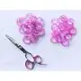 NikoNiko 10 Pink Rubber Rings Thumb Ring Sizing Insert for Grooming Scissors 5L, 5S
