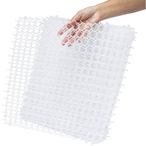 Ultragica Cat Deterrent Mat - Dog Training Mat - Cat Scat - (Set of 10) 15x15 Inches Spike Mat with 1 Inch Spike - 12.5 Feet Total - Keep Dog Off Couch and Furniture - Pet Training