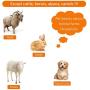 Electric Goat Clipper 12V High Power Dog Shaver Clipper for Grooming Thick Coat Low Noise Plug-in Pet Trimmer Grooming Clipper with 4 Guide Comb 1 Replacement Cutter Head 1 Cleaning Brush